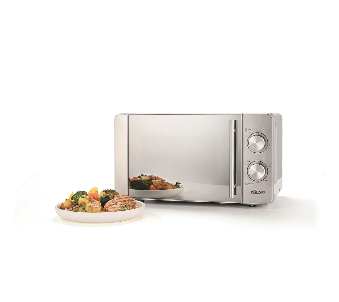 Koenig Mikrowelle Classic Silber
