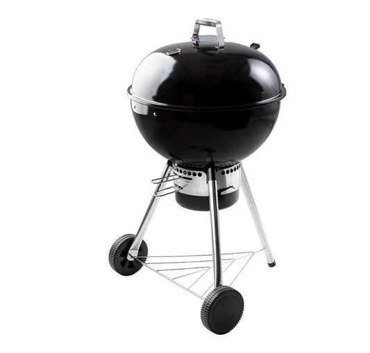 Krafter Holzkohlegrill 54 cm, Schwarz